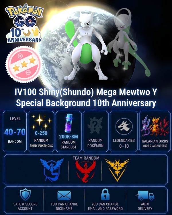 Pokémon GO Account Level 70