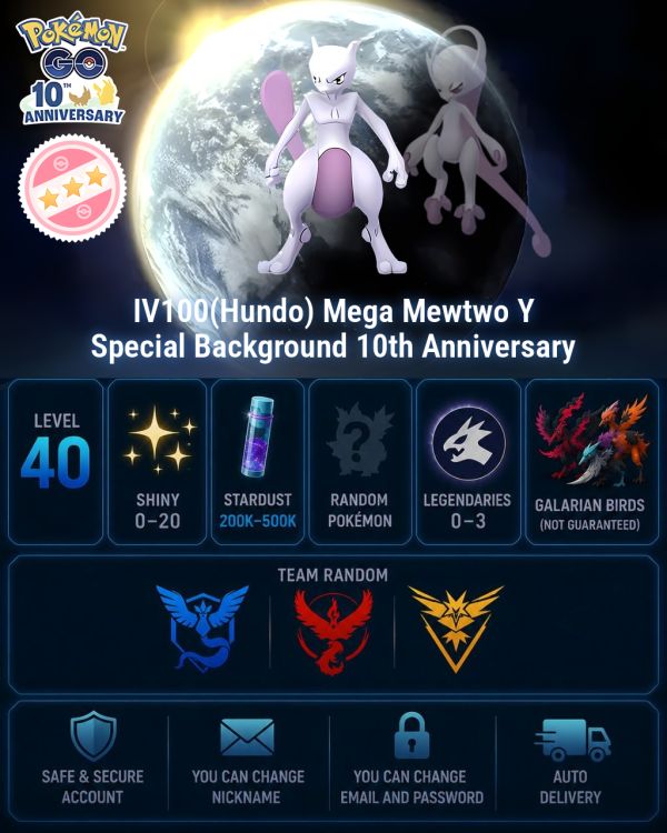 Pokémon GO Account Level 40