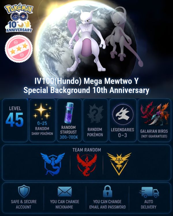 Pokémon GO Account Level 45