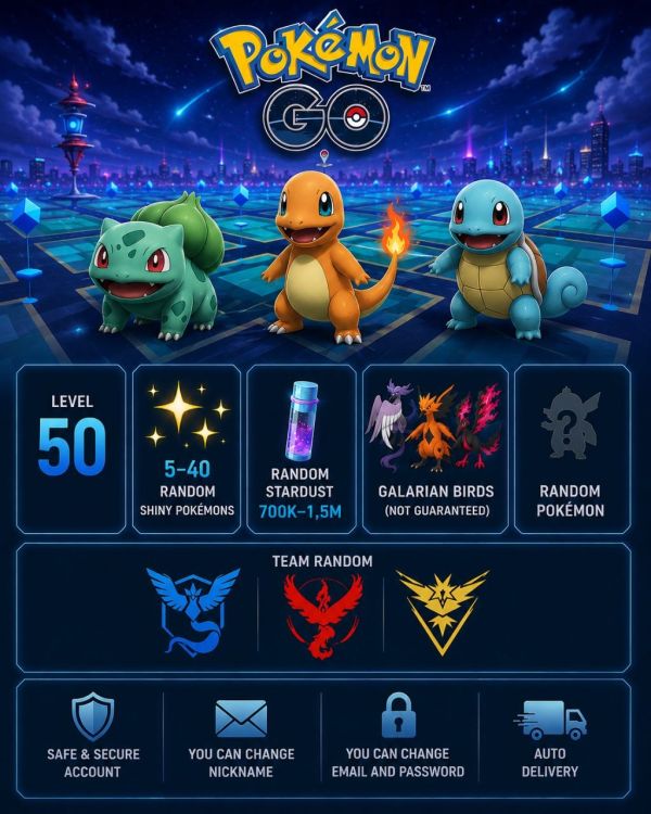 Pokémon GO Account Level 50