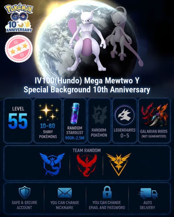 Pokémon GO Account Level 55