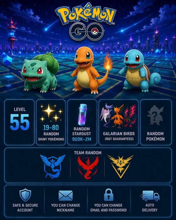 Pokémon GO Account Level 55