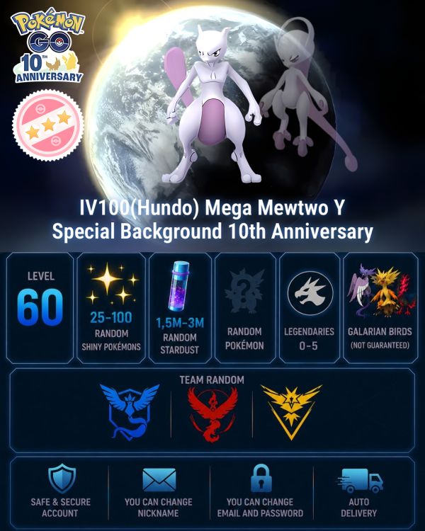 Pokémon GO Account Level 60