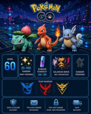 Pokémon GO Account Level 60