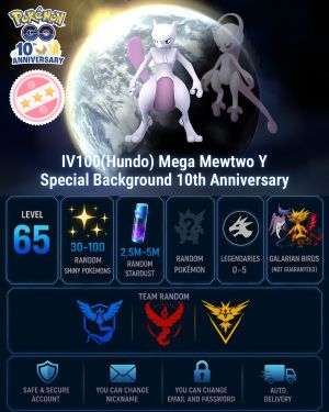 Pokémon GO Account Level 65