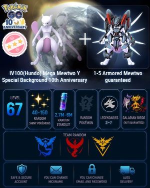 Pokémon GO Account Level 67