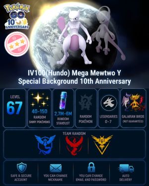 Pokémon GO Account Level 67