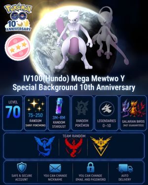 Pokémon GO Account Level 70